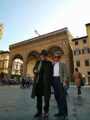 With Mr. Philippe Daverio in Florence